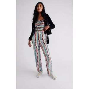 New Free People Disco Flare Sequin Pants
